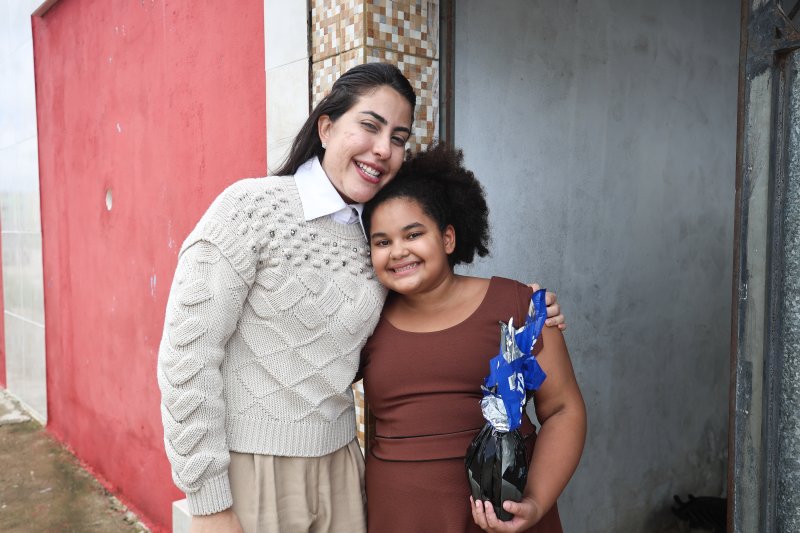 Foto de Gabi Para Baixinhos - Entrega de ovos de Páscoa